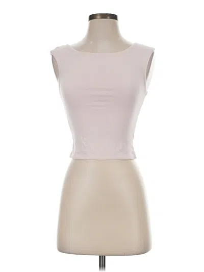 Pre-owned Pink Rose Sleeveless T-shirt In Pink