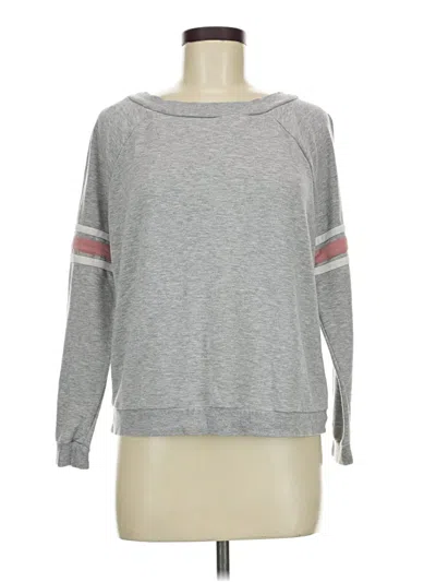 Pre-owned Pink Rose Sweatshirt In Gray