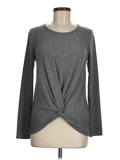 Pre-owned Pink Rose Sweatshirt In Gray