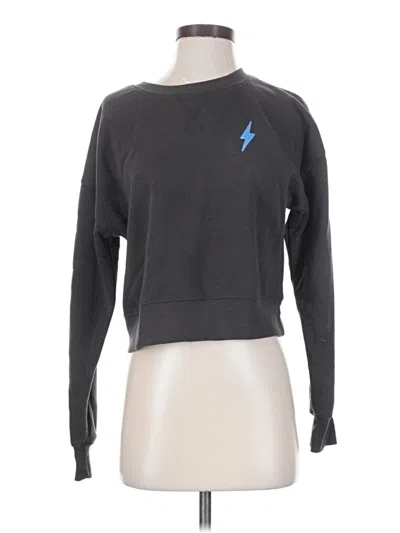 Pre-owned Pink Rose Sweatshirt In Gray
