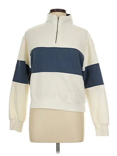 Pre-owned Pink Rose Sweatshirt In White