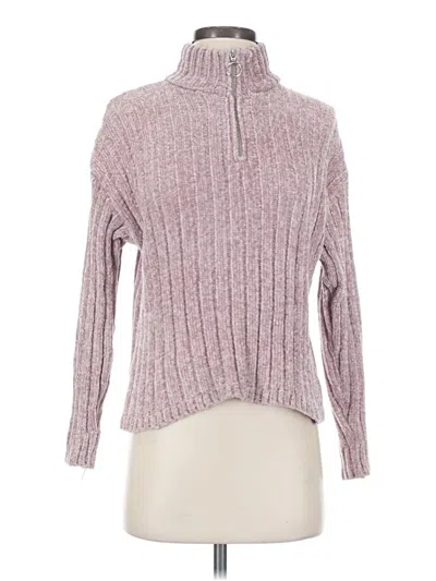 Pre-owned Pink Rose Turtleneck Sweater In Pink