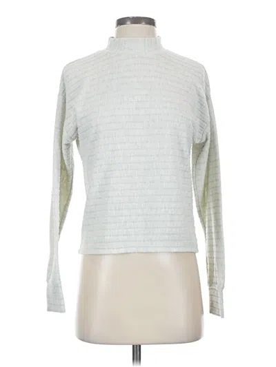 Pre-owned Pink Rose Turtleneck Sweater In Silver