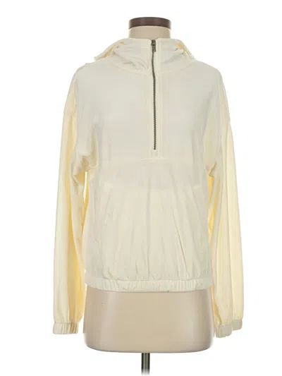 Pre-owned Pink Rose Windbreaker Jacket In Ivory
