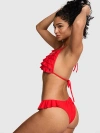 Pink Ruffle Itsy Bikini Bottom In Red
