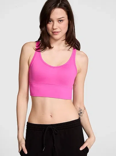 Pink Seamless Air Medium-support Sports Bra In