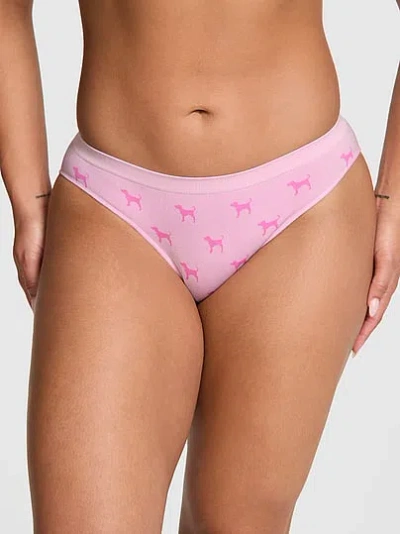 Pink Seamless Bikini Panty In