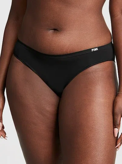 Pink Seamless Bikini Panty In Multi