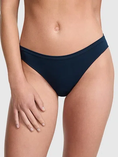Pink Seamless Bikini Panty In Blue