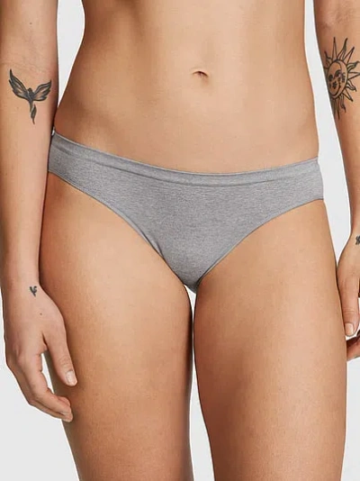 Pink Seamless Bikini Panty In Gray