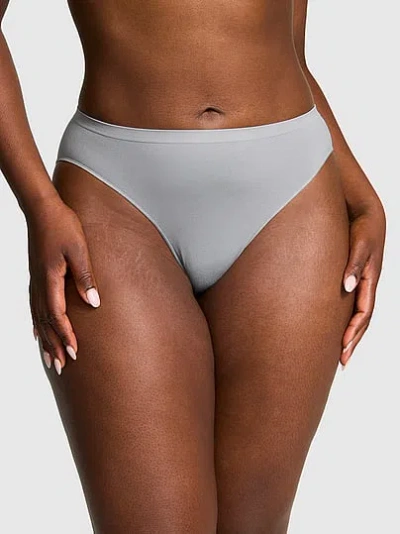 Pink Seamless Bikini Panty In Gray