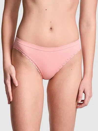 Pink Seamless Bikini Panty In