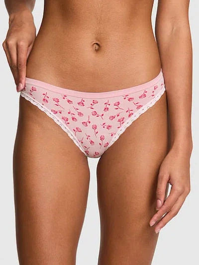 Pink Seamless Bikini Panty In