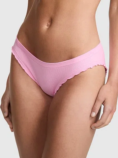 Pink Seamless Bikini Panty In