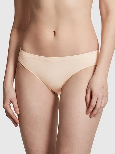 Pink Seamless Bikini Panty In Nude