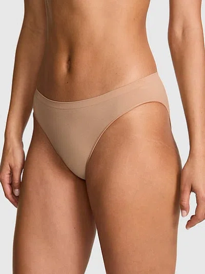 Pink Seamless Bikini Panty In Neutral