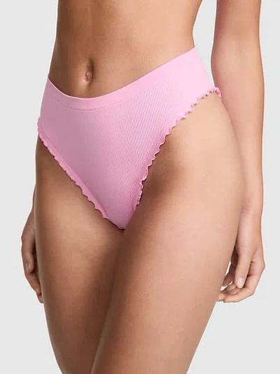 Pink Seamless Brazilian Panty In Purple