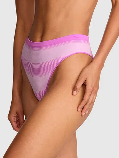 Pink Seamless Brazilian Panty In