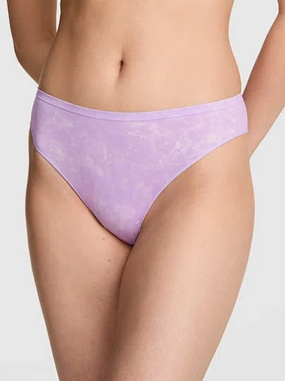 Pink Seamless Brazilian Panty In Purple