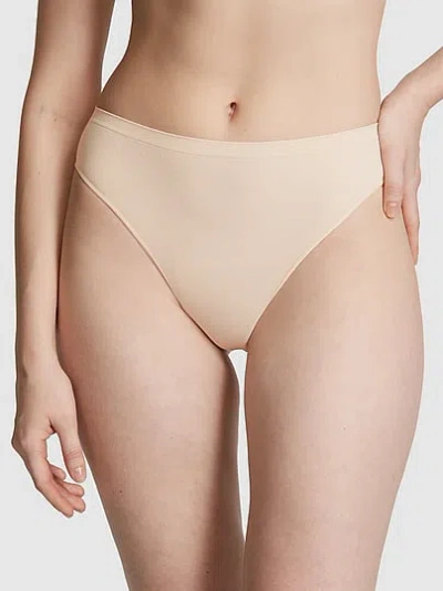 Pink Seamless Brazilian Panty In Neutral