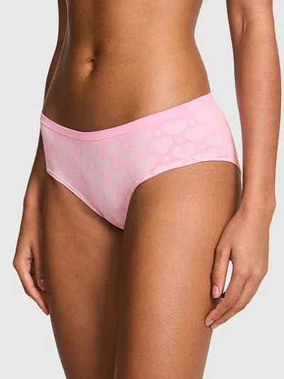 Pink Seamless Hiphugger Panty In