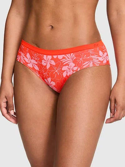 Pink Seamless Hiphugger Panty In Red