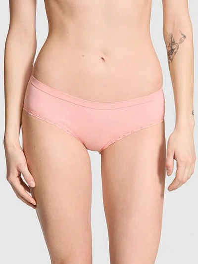 Pink Seamless Hiphugger Panty In