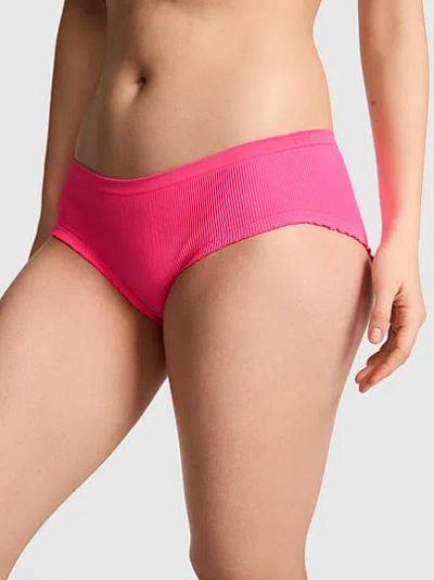 Pink Seamless Hiphugger Panty In