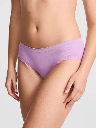 Pink Seamless Hiphugger Panty In Purple