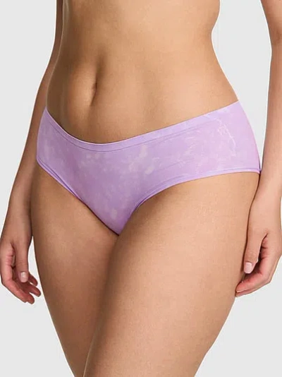 Pink Seamless Hiphugger Panty In Multi