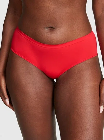 Pink Seamless Hiphugger Panty In Red