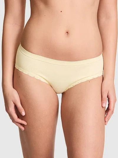 Pink Seamless Hiphugger Panty In Yellow