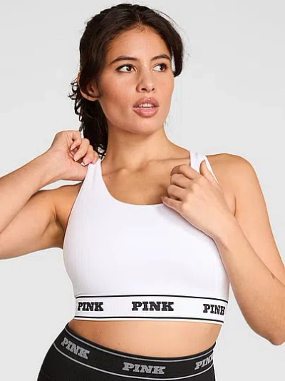 Pink Seamless Reversible Sports Bra