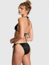Pink Side-tie Cheeky Bikini Bottom In Pattern