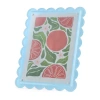 Pink Sky 5 X 7 Scallop Edge Blue Acrylic 1-opening Tabletop Frame In Blue