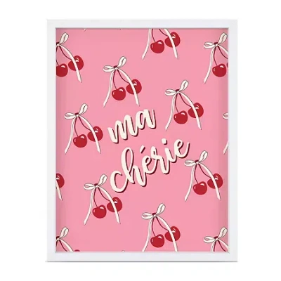 Pink Sky Ma Cherie Framed 1-opening Wall Frame In Pink