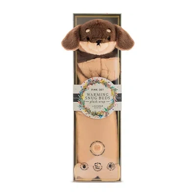 Pink Sky Warming Neck Wrap Dachshund In Brown