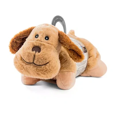 Pink Sky Warming Pillow Pet Puppy In Sand