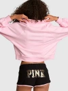 Pink Soft Modal Micro Shorts In Black