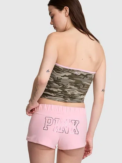 Pink Soft Modal Micro Shorts In