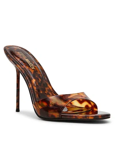 Pink Steve Madden Davina Heel In Brown