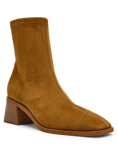 Pink Steve Madden Eralyn Bootie In Brown