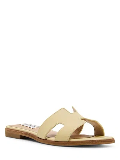 Pink Steve Madden Hadyn Leather Sandals In Yellow