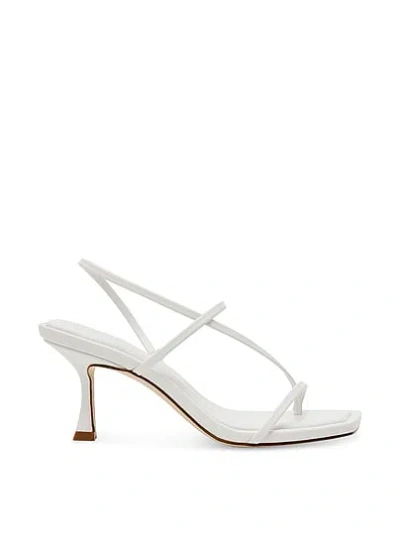 Pink Steve Madden Locke Heel In White