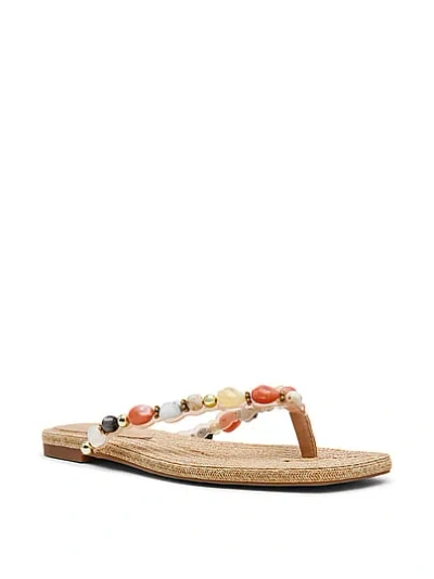 Pink Steve Madden Marble Sandal In Brown