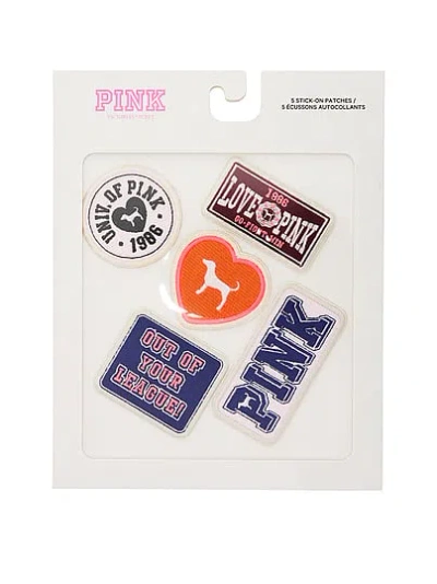 Pink Stick-on Patches In Print