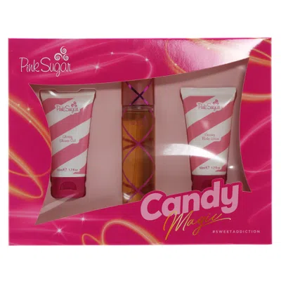 Pink Sugar Candy Magic Set - 1.7 oz Edt Spray/1.7 oz Shower Gel/1.7 oz Body Lotion