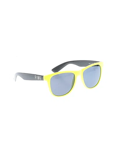 Pre-owned Pink Sunglasses In Yellow