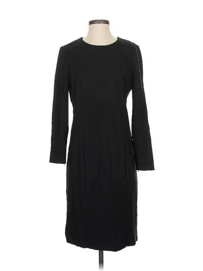 Pre-owned Pink Tartan Casual Dress In Black
