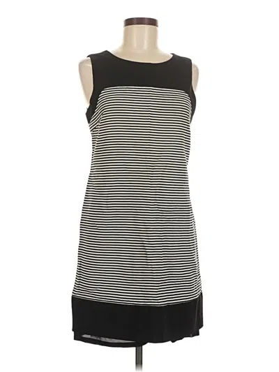 Pre-owned Pink Tartan Casual Dress In Black